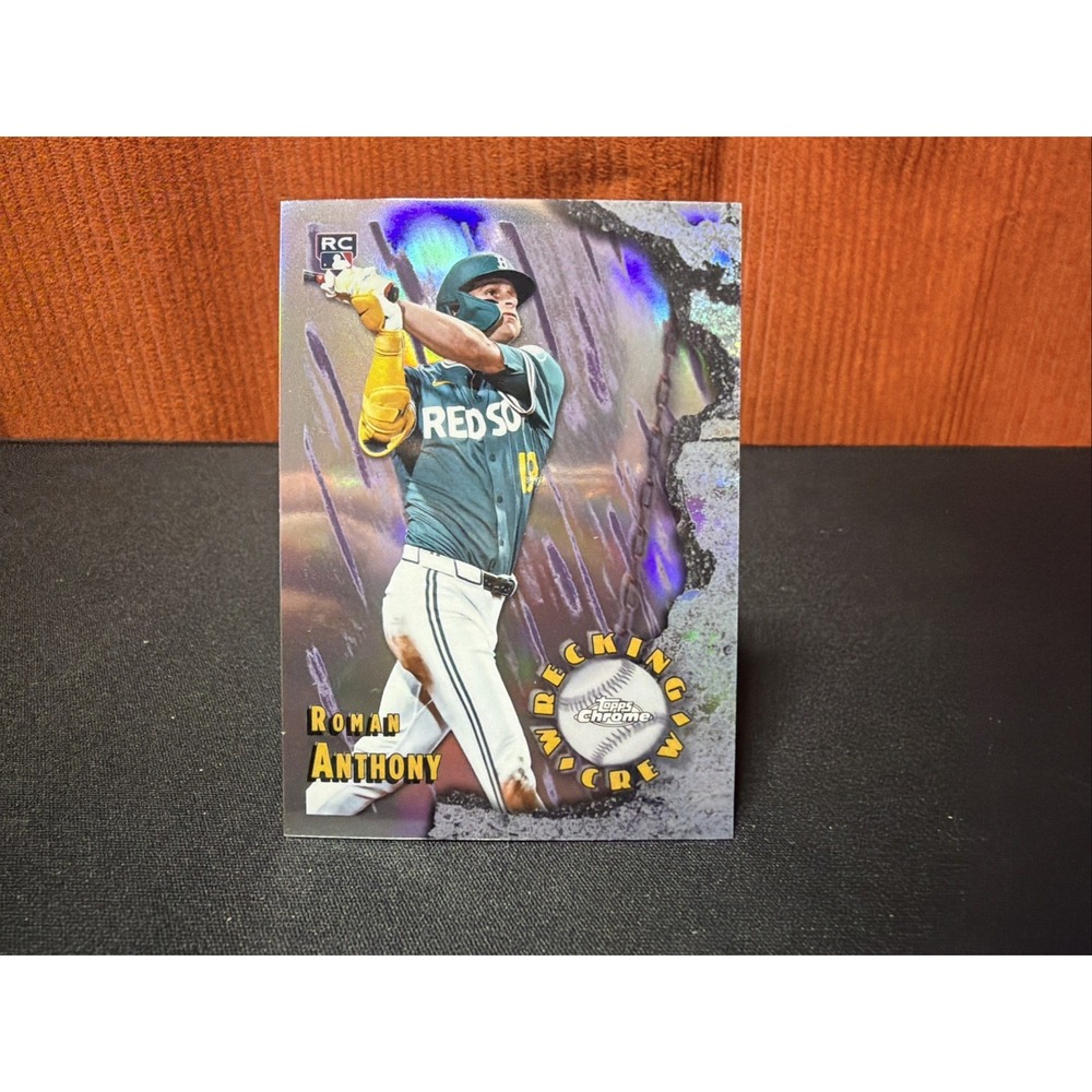 2026 Topps Chrome Roman Anthony Wrecking Crew WC-25 Boston Red Sox